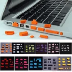 16Pcs/set Universal Anti Dustproof Notebook Port Plug Silicone Protector USB Elastic Laptop Computer Cover Stopper