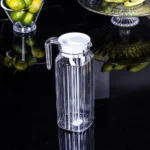 1.1L Water Juice JUG Pitcher Plastic Transparent Bottle For Storing Fresh Juices And Drinks For Kitchen Fridge Drink Storage Pot - Image 3