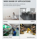 E27 Fan Shape Foldable 28W LED Bulb AC220V/110V Deformation for Home Ceiling Lights Warehouse and Garage White Light 6500K Bulb - Image 4