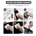 Ultra-Soft Microfiber Cleaning Cloths Notebook Screen Keyboard Protector For MacBook Pro 13-14/15-16 Inch - Image 6