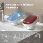 1Pcs Bathroom Soap Dishes Holder Self Draining Soap Box with Super Suction Portable Soap Container for Bathroom Accessories - Image 3