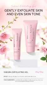 Sakura Exfoliating Peeling Gel Facial Scrub Moisturizing Nourishing Repair Scrubs Face Cream Beauty Skin Care 30g/50g - Image 4
