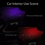 2X Romantic LED Starry Sky Night Light 5V USB Powered Galaxy Star Projector Lamp for Car Roof Room Ceiling Decor Plug and Play - Image 6