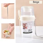 Portable Salad Cup Breakfast Cup Food Stratification Yogurt Cereal Oatmeal Snacks Parfait Containers Fruit Box Cup With Lid Fork - Image 8