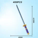Samurai Sword Building Blocks Ages 14+ Katana Model Kit - Image 3