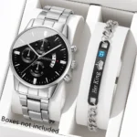 Fashion Men Stainless Steel Watch Luxury Calendar Quartz Wrist Watch Mens Business Watches for Man Clock Montre Homme - Image 10