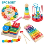 Montessori Wooden Puzzle 3D Educational Learning Toy for Kids - Image 7