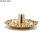 New 1PC Alloy Incense Burner Stick Holder Plate Buddhism Lotus Censer Bronze Nasturtium Incense Burner - Image 9