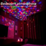 Colorful LED Starry Sky Projector Galaxy Light Magic Ball Moon Star Night Light Bedroom Atmosphere Lamp For Home Decoration - Image 4