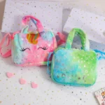 Fashion Sweet Unicorn Handbags For Girls Cute Kid Crossbody Shoulder Bag Children Birthday Party Gift Little Girl Small Purse - Image 4