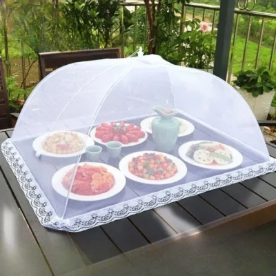 foldable food mesh cover pop up umbrella