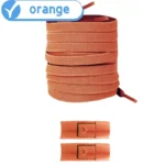 New Without Ties Elastic Laces No Tie Shoe Laces Press Lock Shoelaces Sneaker Kids Adult 8MM Widened Flat Shoelace for Shoes - Image 16