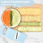 Vegetable Slicer 5-in-1 Adjustable Grater & Food Cutter - Image 3