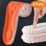 1/2/4pairs Latex Sport Insoles Soft High Elasticity Shoe Pads Orthotic Breathable Shock Absorption Cushion Arch Support Insole - Image 20