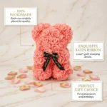 2026 Artificial Flower Eternal Rose Teddy Bear for 520 Mom Mother's Day Birthday Valentine's Day Anniversary Gifts & Decorations - Image 3