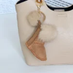 Lovely Fluffy Cat Paw Keychain Fur Hair Pompon Keychain For Women Girls Cute Animal Paw Pendant Key Ring On Bag Car Trinket - Image 9