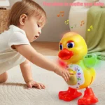 Electric Dancing Duck Toy 19cm with Music & Flashing Lights - Image 2