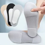 Women's Boat Socks for Plantar Fasciitis | Shock-Absorbing Insoles, Invisible Non-Slip Foot Pads for Comfortable Support - Image 2