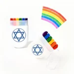 Rainbow Crayon Set 2PCS 6-Color Wax Art Set for Kids - Image 7