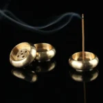 New 1PC Alloy Incense Burner Stick Holder Plate Buddhism Lotus Censer Bronze Nasturtium Incense Burner - Image 12