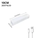 Night Lights Wireless LED Motion Sensor Lamp USB Rechargeable Magnetic For Wardrobe Room Closet Kitchen Aisle Tube Detector Bulb - Image 10