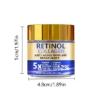 Retinol & Collagen Face Cream 60g, Anti-Aging Firming Moisturizer with Hyaluronic Acid, Fast Delivery - Image 2