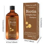 Biotin Hair Growth Shampoo Anti-Hair Loss Treatment for Men and Women Rapid Thickening and Re-Oil Beauty Health - Image 4