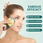 1/2/3pcs Ice Face Roller Facial Skincare Ice Roller Facial Roller GuaSha Face Tool Set Face Massage Roller Lifting Contouring - Image 3