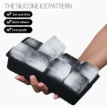 Silicone Ice Cube Tray 4/6/8/15 Grid Jumbo Square Mold - Image 3