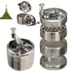 stainless steel spice grinder for nutmeg and peppercorns
