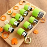 Stainless Steel Cookie Cutters 9PCS Fruit & Vegetable Shape Set - Image 3