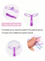8Pcs Reusable Eyebrow Stencils,Eyebrow Shaping Kit,Eyebrow Makeup Template,Eyebrow Shaper-8 Styles For Different Eyebrow Shapes - Image 3