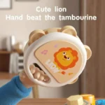 baby tambourine toy 13cm handheld instrument