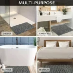 Non Slip Bathroom Mat 40×60cm Absorbent Cobblestone Floor Mat - Image 6