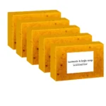 100g Turmeric Hand Made Soap, Lemon Kojic Acid Soap, Shower and Facial Soap Body Care 1/3/5pcs - Image 7