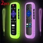 1/2/3 piece set of luminous silicone remote control with rope suitable for TCL Hisense Roku TV remote control - Image 7
