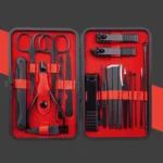 7/10/12/18/20/24PCS Set Professional Manicure Set Kits Stainless Steel Fingernail Toenail Clippers Set with Leather Portable - Image 14