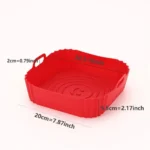 Silicone Air Fryer Liner 1PC 22cm Reusable Baking Basket - Image 8