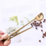 Stainless Steel Coffee Scoop 2-in-1 Measuring Spoon with Bag Clip - Image 3