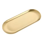 Stainless Steel Dessert Plate 18/23cm Oval Serving Tray - Image 6
