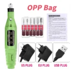 LULAA Portable Professional Electric Nail Drill Machine Manicure Tools Pedicure Drill Set Family Nail File Nail Drill Equipment - Image 11