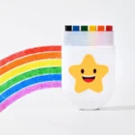 Rainbow Crayon Set 2PCS 6-Color Wax Art Set for Kids - Image 20