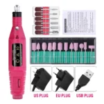 LULAA Portable Professional Electric Nail Drill Machine Manicure Tools Pedicure Drill Set Family Nail File Nail Drill Equipment - Image 10