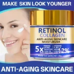 Retinol & Collagen Face Cream 60g, Anti-Aging Firming Moisturizer with Hyaluronic Acid, Fast Delivery - Image 5