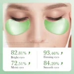 60pcs Aloe Vera Collagen Eye Mask Anti Dark Circles Eyes Bags Moisturizing Anti-Wrinkles Eye Patches Eyes Skin Care Products - Image 2
