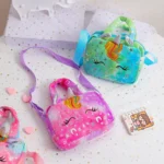 Fashion Sweet Unicorn Handbags For Girls Cute Kid Crossbody Shoulder Bag Children Birthday Party Gift Little Girl Small Purse - Image 3