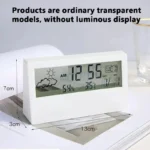 LED Thermometer Thermo-Hygrometer Multifunction Electronic Clock Temperature Humidity Meter Weather Station for Home With Alarm - Image 9