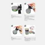 Manual Can Opener 1PC Easy Grip Side-Cut Kitchen Tool - Image 2