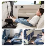 Portable Car Foot Rest Hammock Adjustable Backseat Suspension Footrest For Travel Office Auto Interior Accessory - Image 4