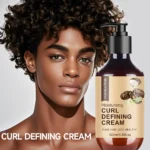 100ML Men's Castor Oil Curling Cream with Rosemary and Peppermint to Control Curling - Image 5